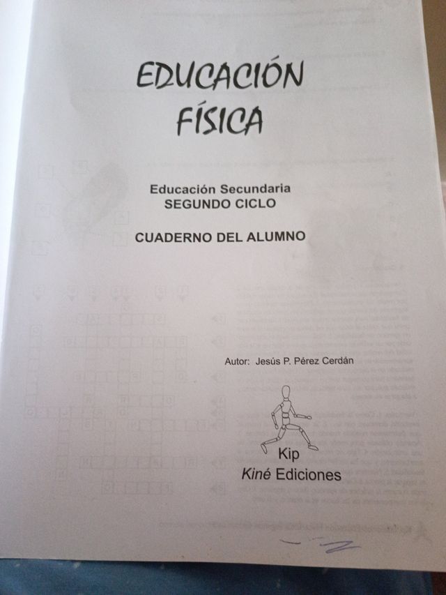 Educación física libro y cuaderno 3° y 4° eso