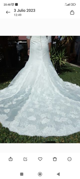 Traje novia