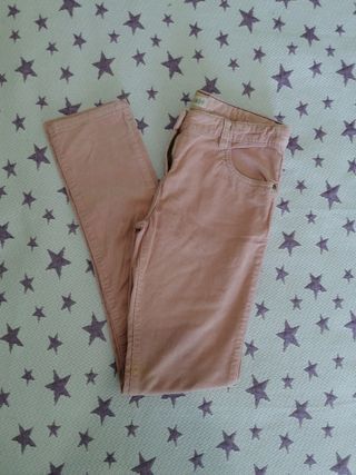 Pantalón de pana rosa
