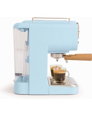 Moderna cafetera Azul Mate/ retro