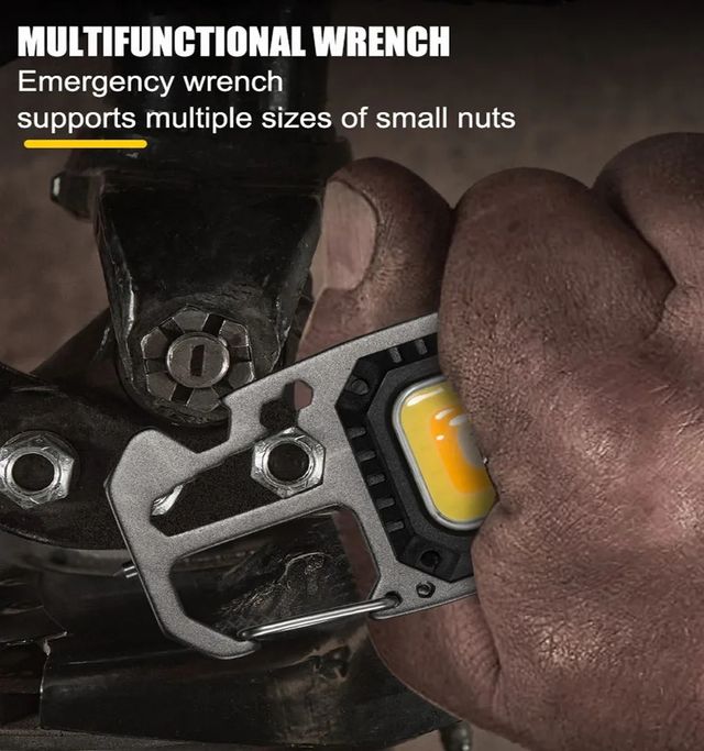 Mini torcia a led portatile per portachiavi