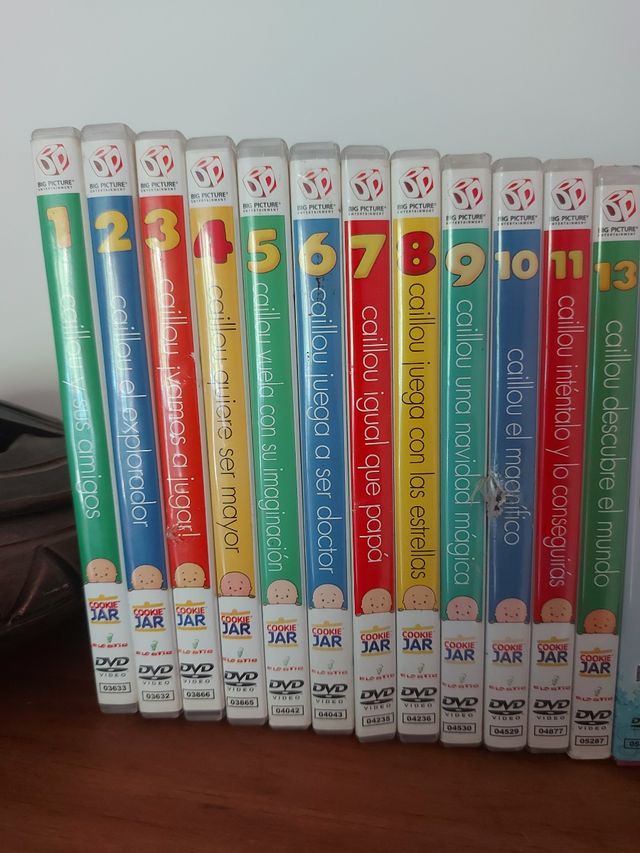 Coleccion DVDs de Cailou