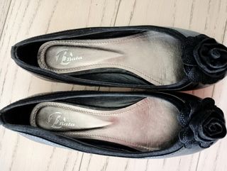Ballerine nere Bata n. 38