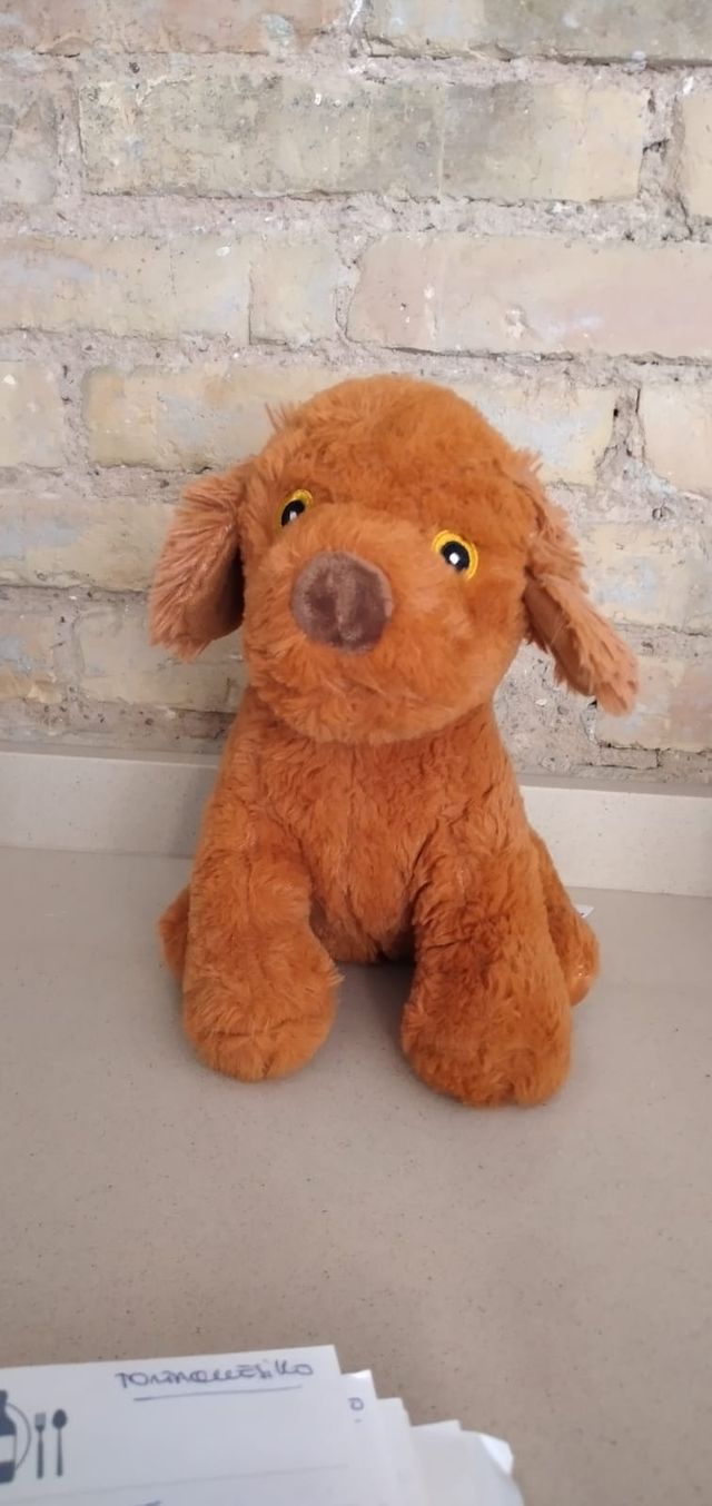 Perro de peluche