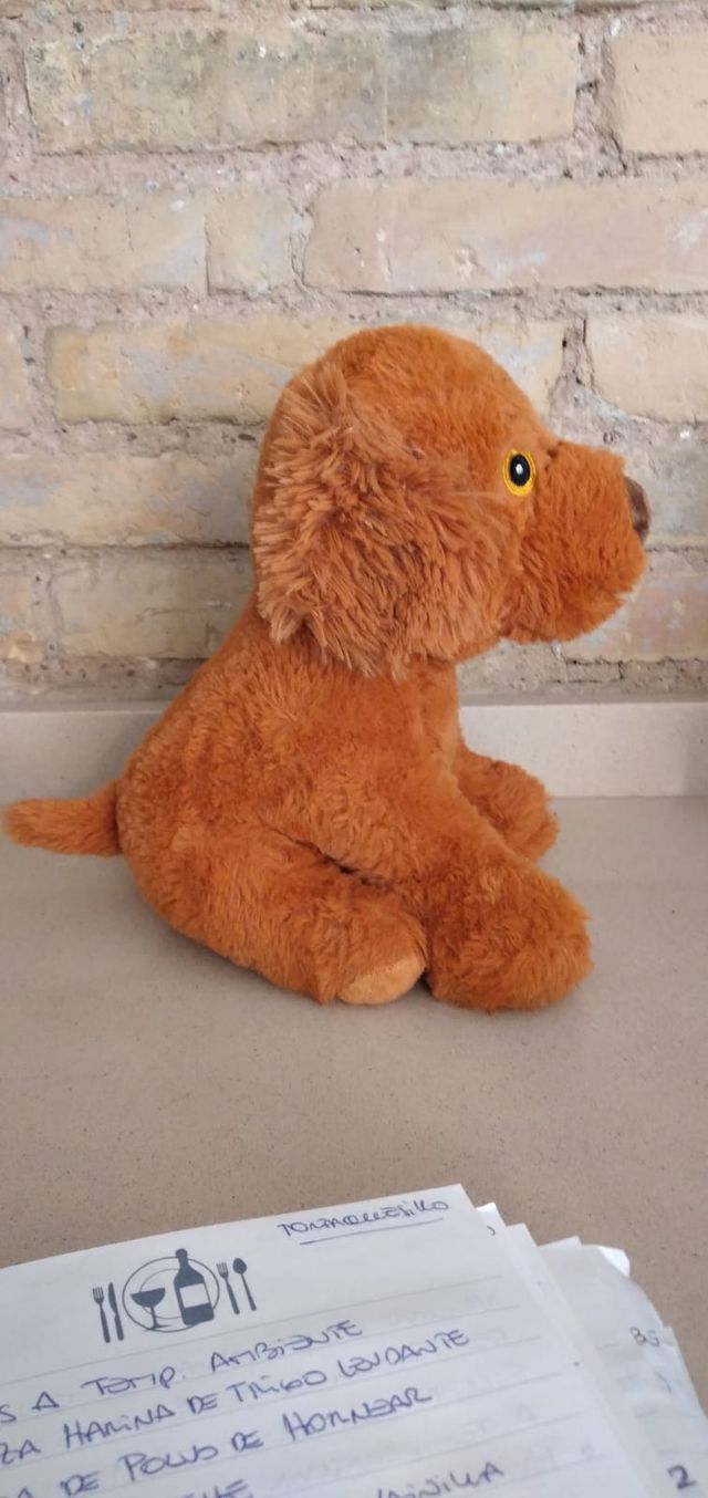 Perro de peluche