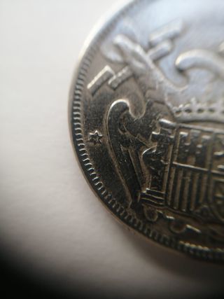 moneda de 5 pesetas 1957 conservada estrella *58