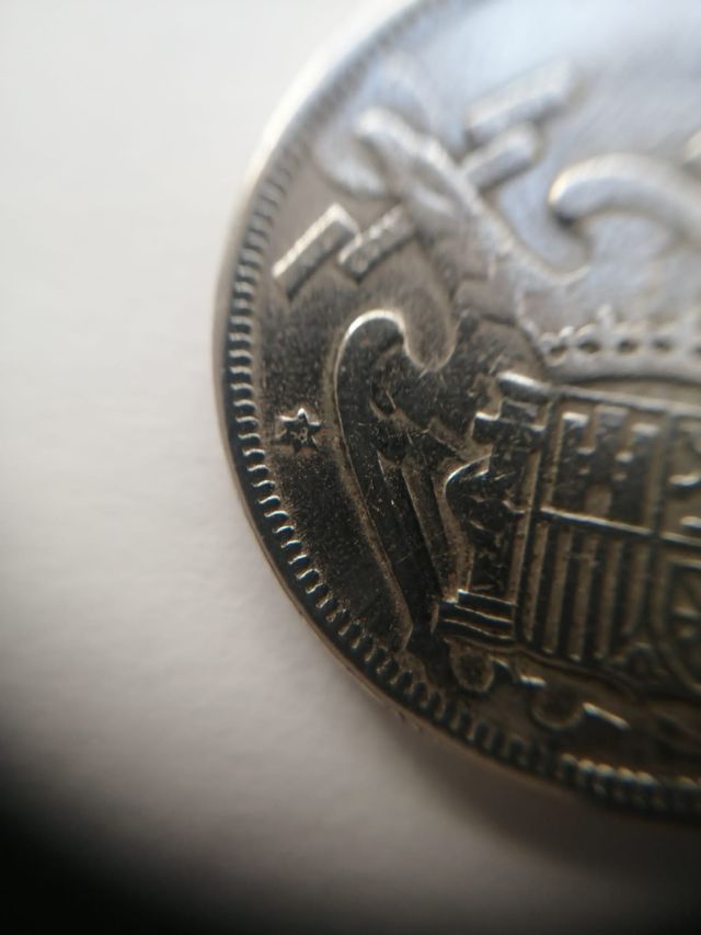 moneda de 5 pesetas 1957 conservada estrella *58