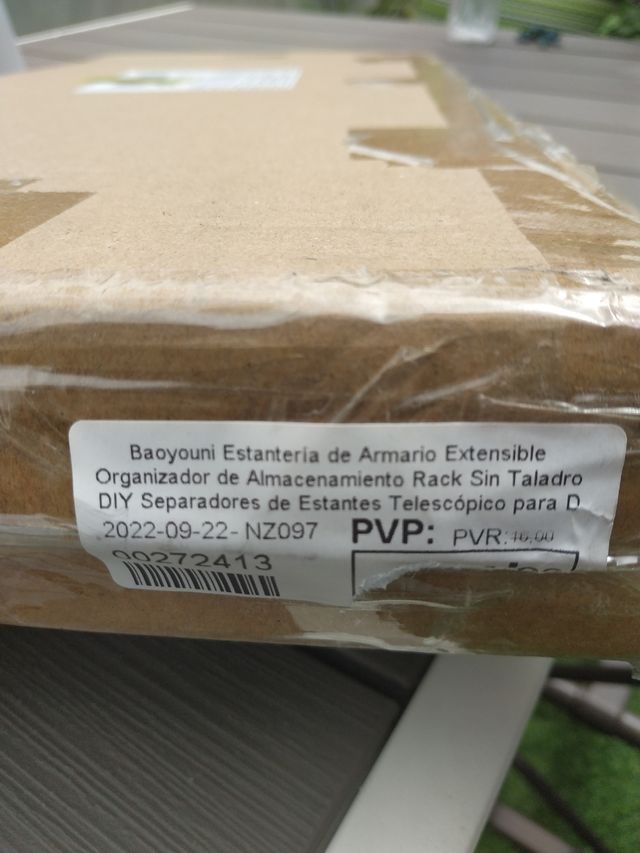 Balda extensible para la cocina