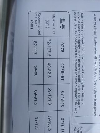 Balda extensible para la cocina