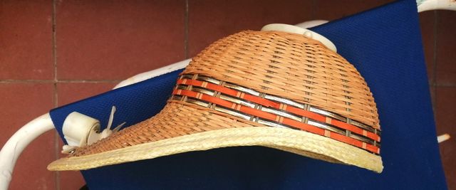 Cappello con ventilatore ad energia solare.