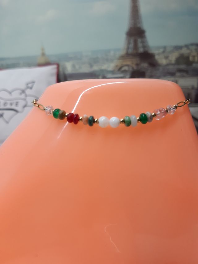 Pulseira de pé ou tornozelo em aço