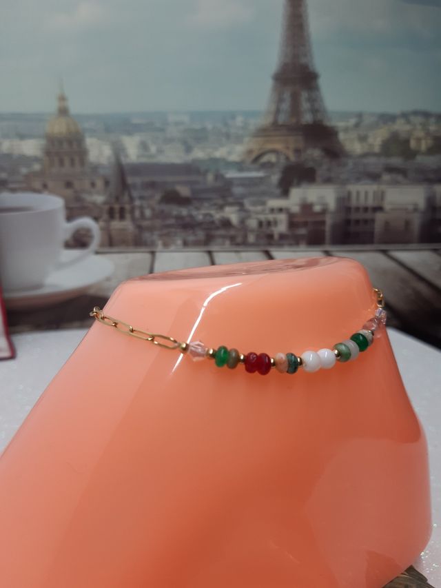 Pulseira de pé ou tornozelo em aço