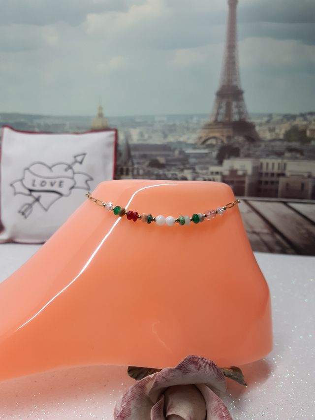 Pulseira de pé ou tornozelo em aço