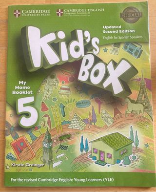 Libro de ingles Kid’s Box 5 primaria