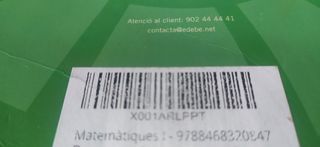 Matemáticas 1º Bachillerato Libro 1r Batxillerat
