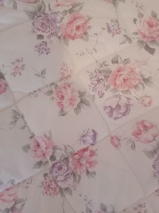 Edredon raso cama 90 cms