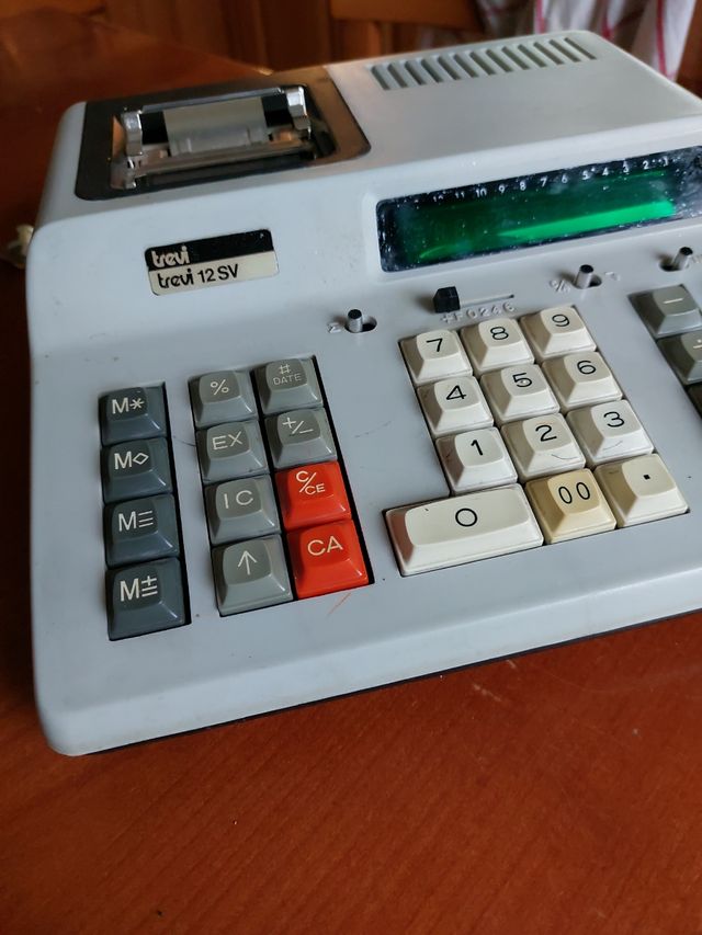 Calcolatrice elettrica trevi 12 sv d'epoca