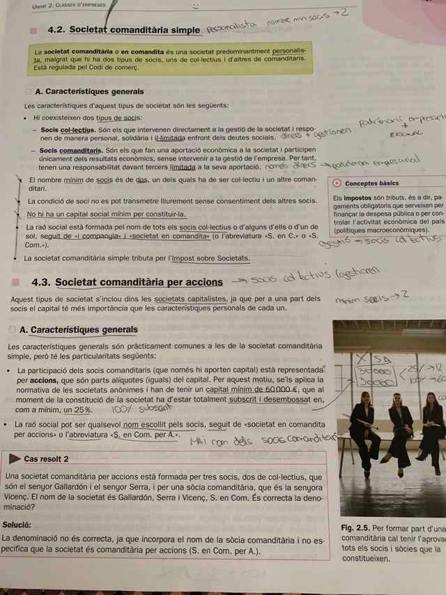 Economia de l’empresa 1r Batx