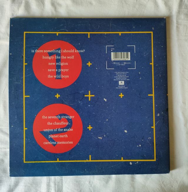 Vinile Duran Duran arena