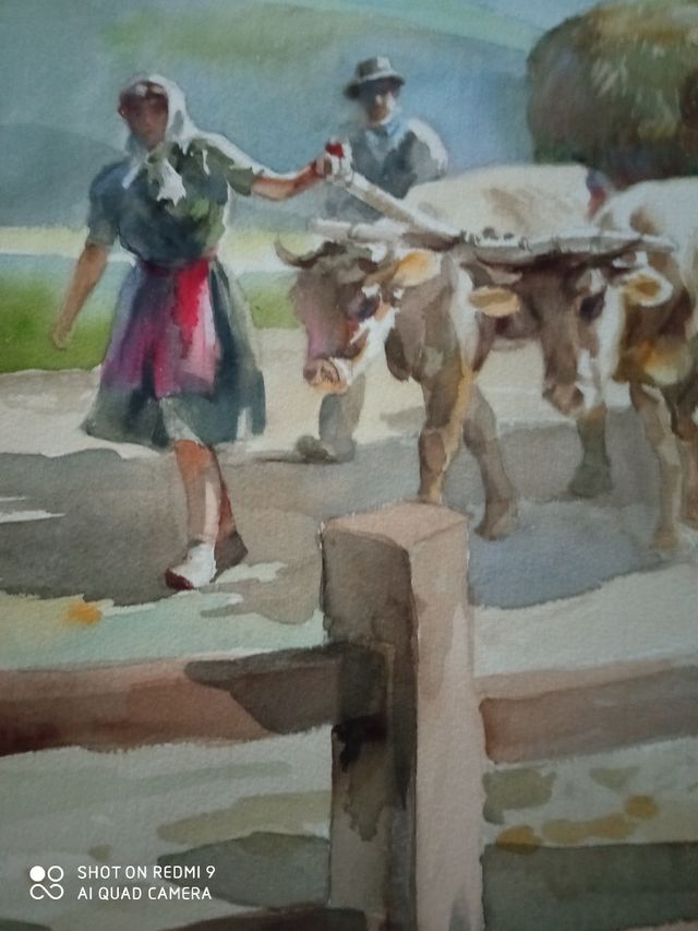 Tre quadri acquerelli