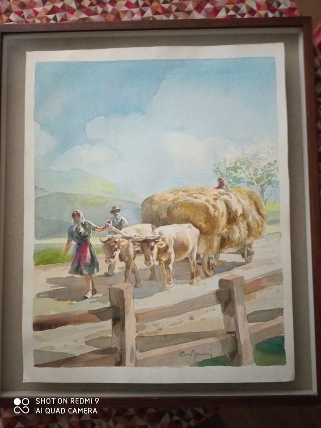 Tre quadri acquerelli