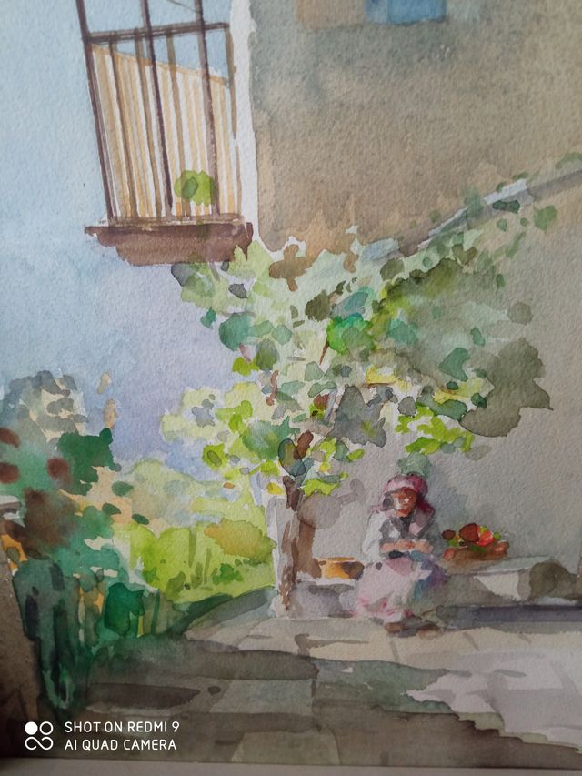 Tre quadri acquerelli