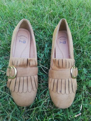 Zapatos mocasin mujer
