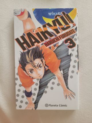 Haikyuu Manga Volúmenes 1,2 y 3