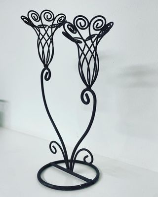 Antico candelabro candeliere porta candele