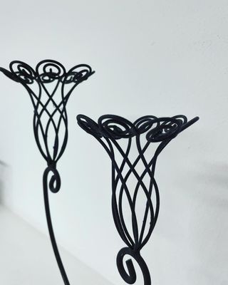 Antico candelabro candeliere porta candele