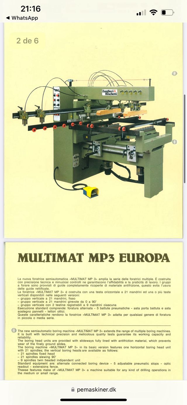 taladro multiple zangheri boscheti