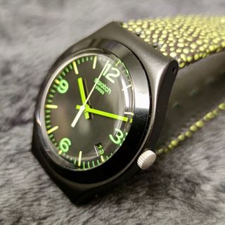 Swatch Irony Aluminium 'Yellow Drops'
