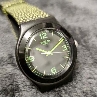 Swatch Irony Aluminium 'Yellow Drops'