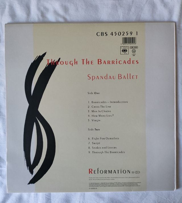 Vinile Spandau Ballet Through the Barricades