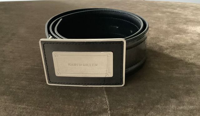 Cinturón negro degradé de Karen Millen