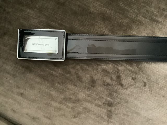 Cinturón negro degradé de Karen Millen