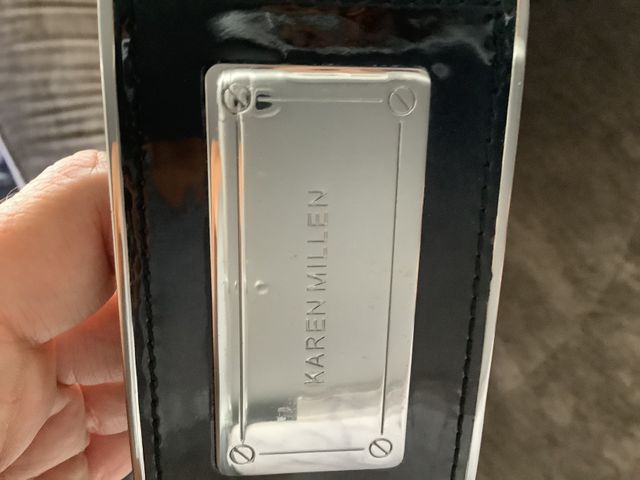 Cinturón negro degradé de Karen Millen