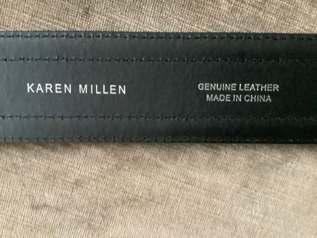 Cinturón negro degradé de Karen Millen