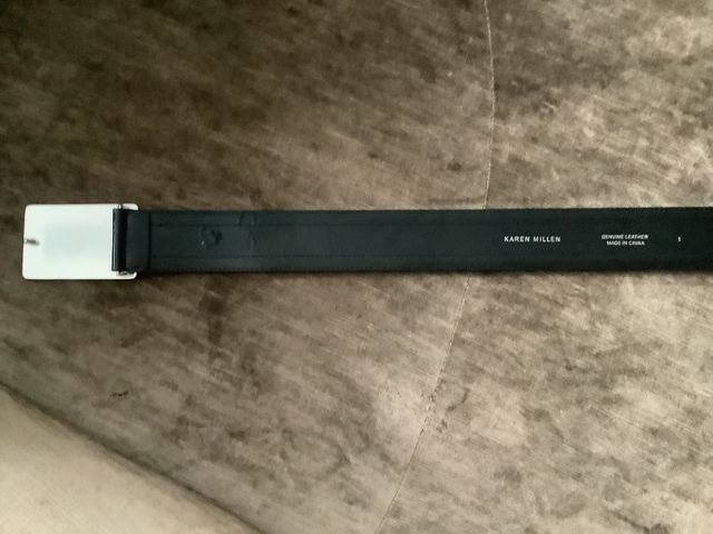 Cinturón negro degradé de Karen Millen