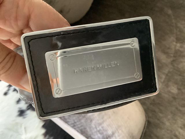 Cinturón negro degradé de Karen Millen