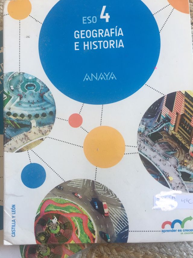 Geografía e Historia 4 ESO, ANAYA, 3 libros