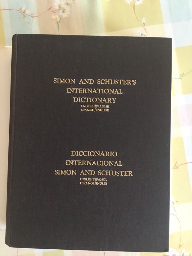 Diccionario Inglés/Español Simón & Schuster’s
