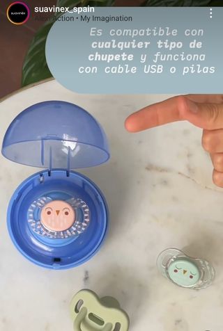Esterilizador de chupetes Suavinex Duccio.