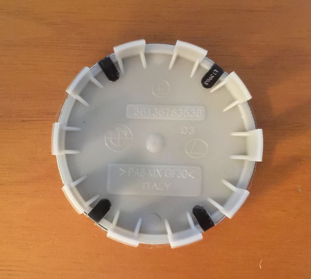 Tappo coprimozzo BMW 68mm - blu bianco classico