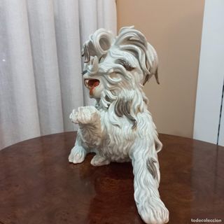 Figuras. Pareja perritos ALGORA (Sello original)