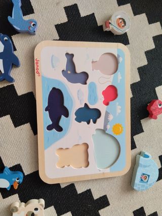 Puzzle encajable madera 