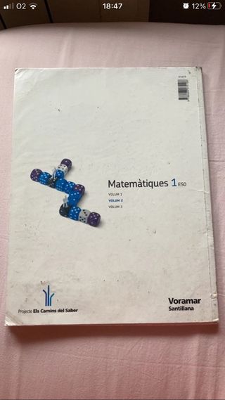 Llibre matemàtiques 1 ESO santillana