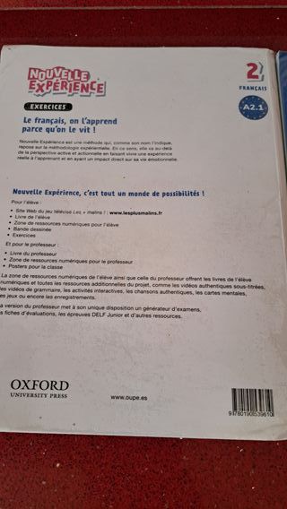 Libros Francés 2º ESO OXFORD EDUCATION