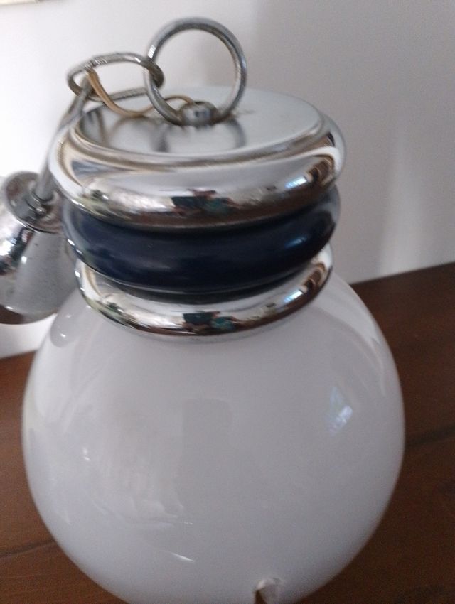 Lampara bombo cristal murano (17....