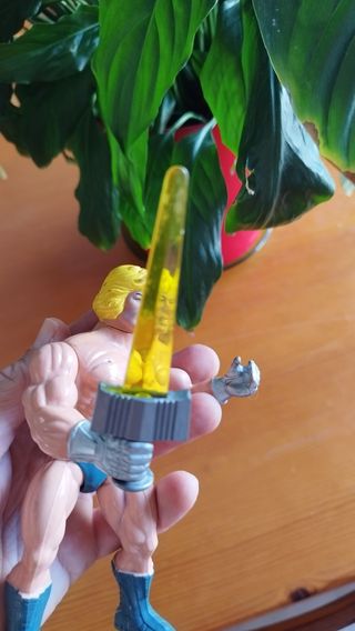 Heman He-man Masters espada luminosa laser power